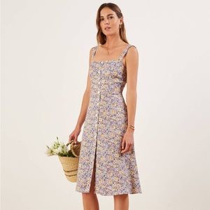 Reformation Persimmon Midi Dress in Dolores